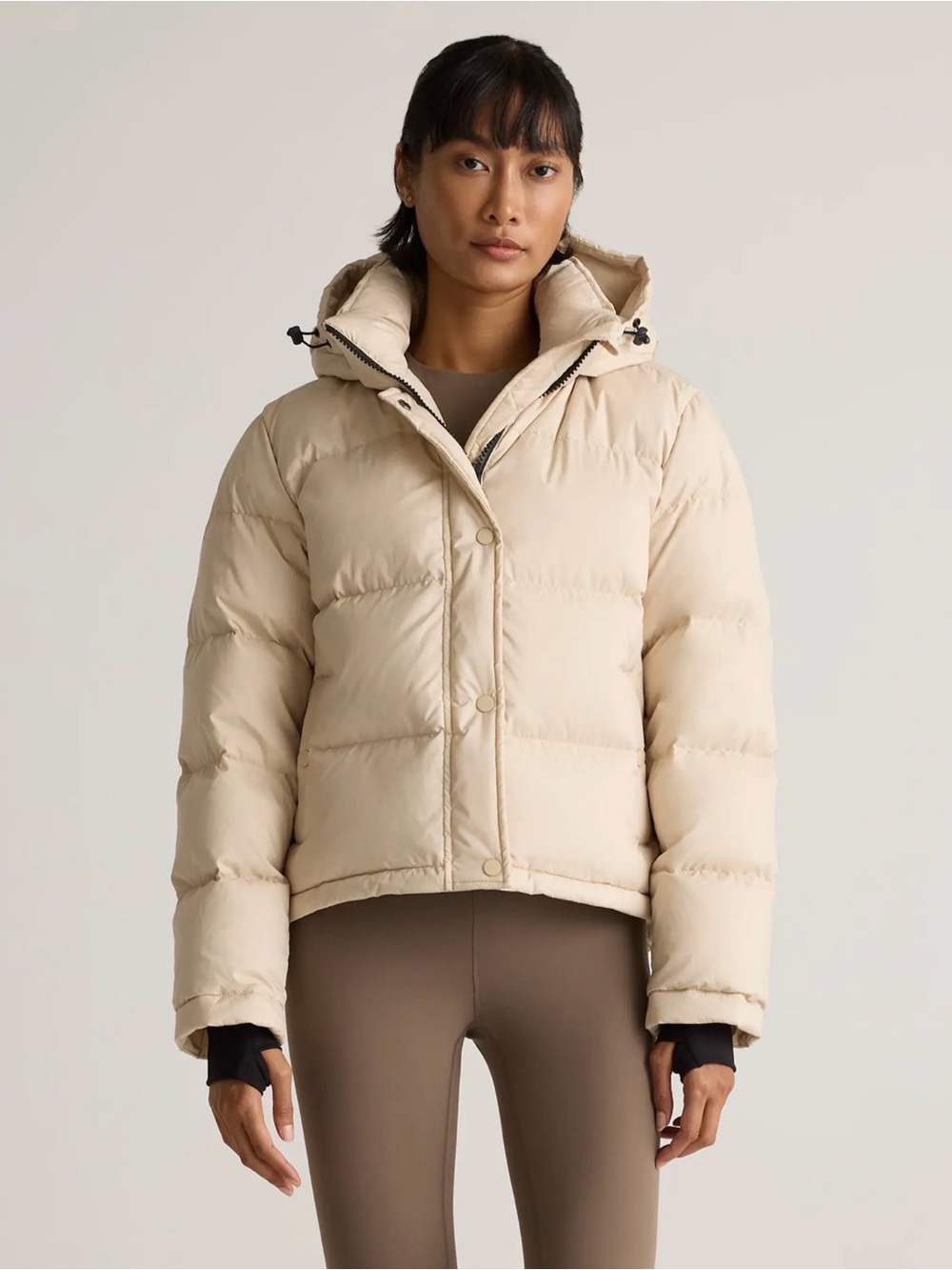 Responsible Down Cropped Puffer Jacket size small